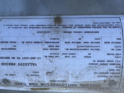 Used 1993 WABASH _UNKNOWN_ Box Trailers Tennessee US | Moore Equipment #1517345