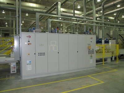 Cefla Package of Flat-Line Finishing Machinery, w/ EliSpray Rotary Spray Machines, Curing Ovens, Panel Cleaners, Material Handling, etc.