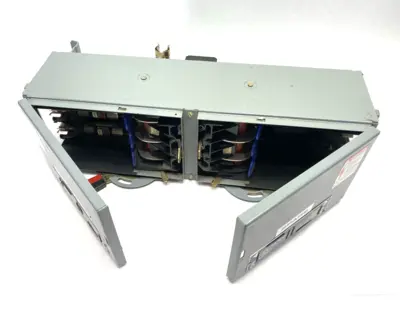 USED SQUARE D SER. E1 FUSIBLE TWIN SWITCH PANELBOARD DISCONNECTOR UNIT 100A