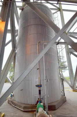 Tank, Approximately 20,000 gallon, Stainless Steel, Vertical