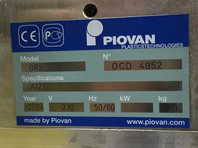 USED PIOVAN GR3