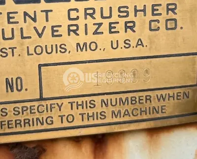 USED WILLIAMS 40TF CARDBOARD CORE & PAPER SHREDDER