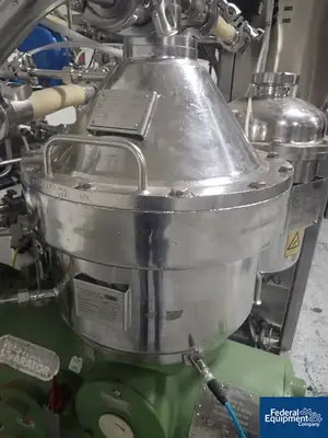 USED Westfalia Westfalia Disc Centrifuge, Model CSA 8-06-476