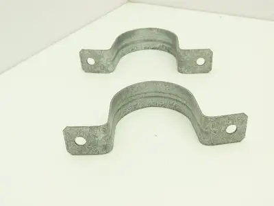 Arlington Industries 355 	2" 2 Hole Rigid Conduit Strap Plated Steel Lot of 100