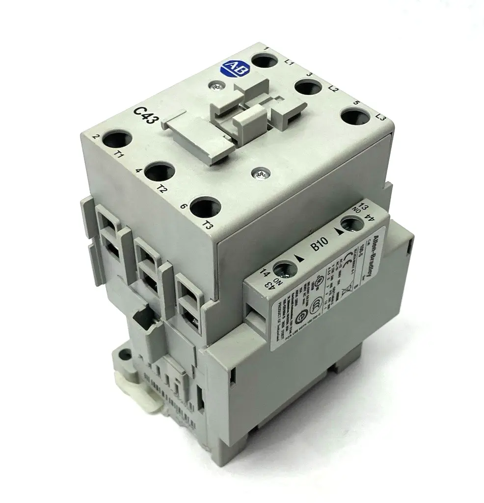 USED ALLEN BRADLEY SER. B IEC CONTACTOR, 24VDC ELECTRONIC COIL