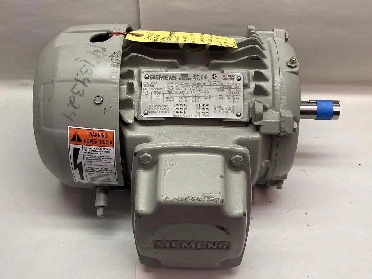 Used SIEMENS SIEMENS 1LE23211AB414AA3,3-PHASE Industrial Controls Ohio US | Surplus Asset Holdings #1425166