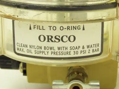 Orsco ORPA64045 Single Point Air Tool Lubricator 150PSI 125°F 1/2" NPT Inlet