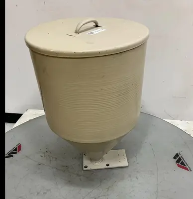 Material Handling Steel Hopper with Lid 15x15, Used