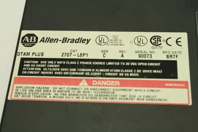 USED ALLEN-BRADLEY OPERATOR INTERFACE DTAM PLUS SER. C
