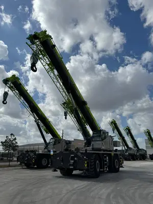 New | in-Stock 2025 ZOOMLION ZRT850 Rough Terrain Cranes Texas US | Uriquip #1420983