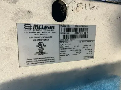 Used MCLEAN CR23216G002 Air Conditioning Equipment Ohio US | HGR 24 #1442803