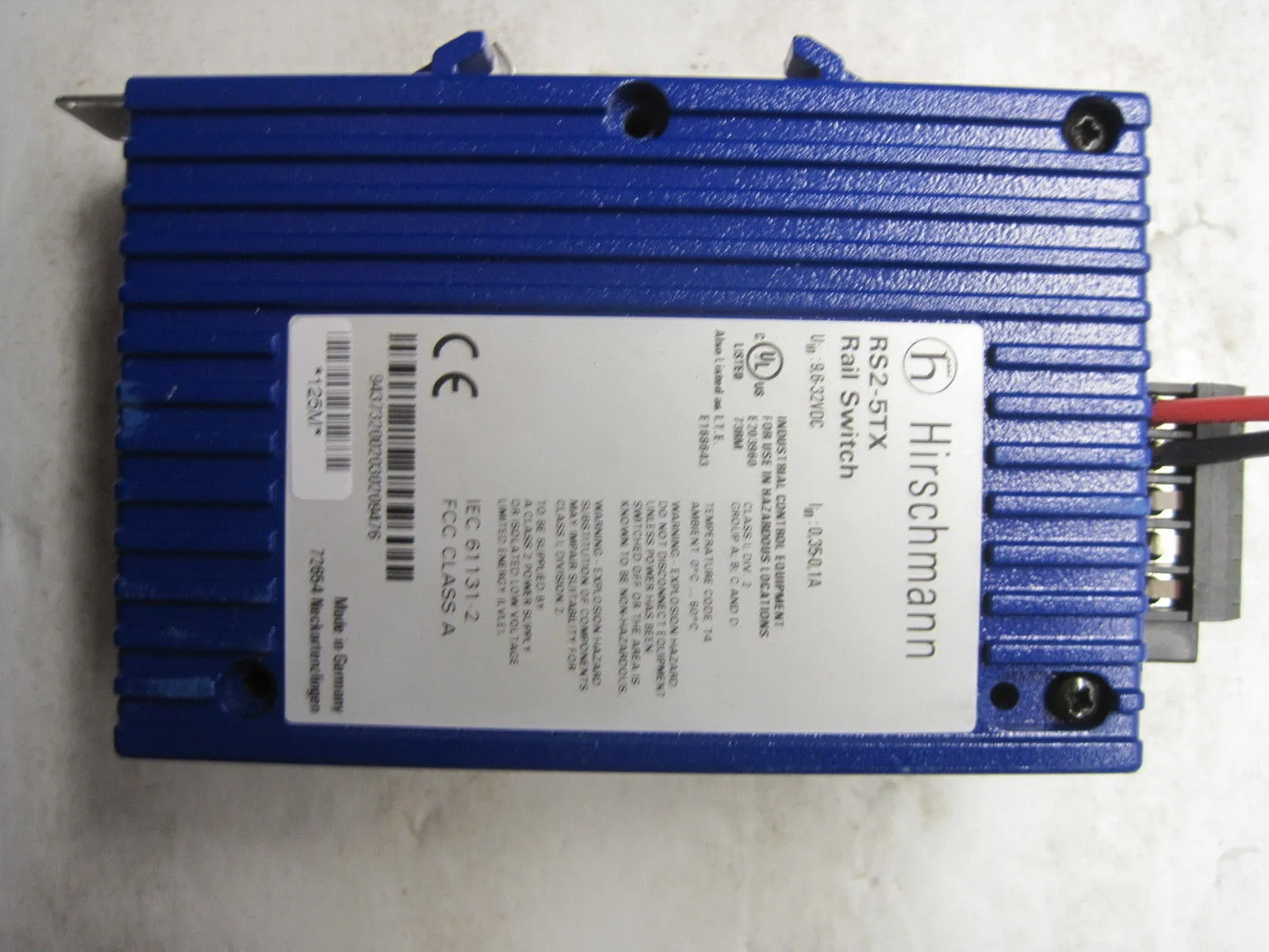 HIRSCHMANN RS2-5TX RAIL SWITCH RS25TX