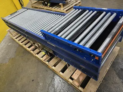 Used MHS ROLLER BED BELT CONVEYOR Belt Conveyors Wisconsin US | Packer City Sales #1301769