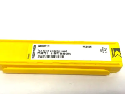 NEW KENNAMETAL TOP NOTCH™ GROOVE AND TURN INSERTS NG2031R