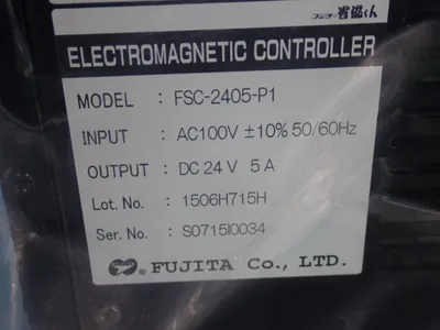 New | in-Stock FUJITA CO FSC2405P1 Electrical Controls Ohio US | HGR 24 #728008