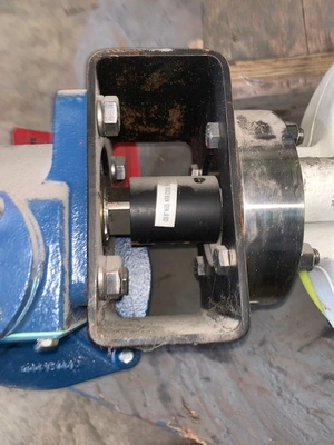 6"-150# Neotecha AB Teflon Lined Ball Valve, Air Operated, Rebuilt Storeroom Spare
