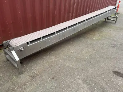 17'L Inclined Modular Conveyor