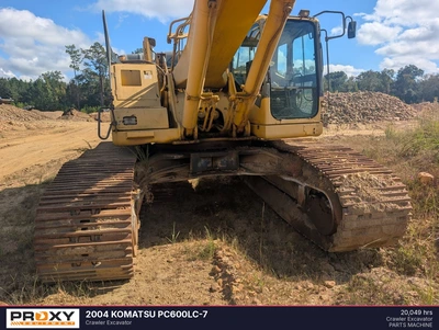 Used 2004 KOMATSU PC600LC-7 Crawler Excavators Louisiana US | Proxy Equipment #1545562
