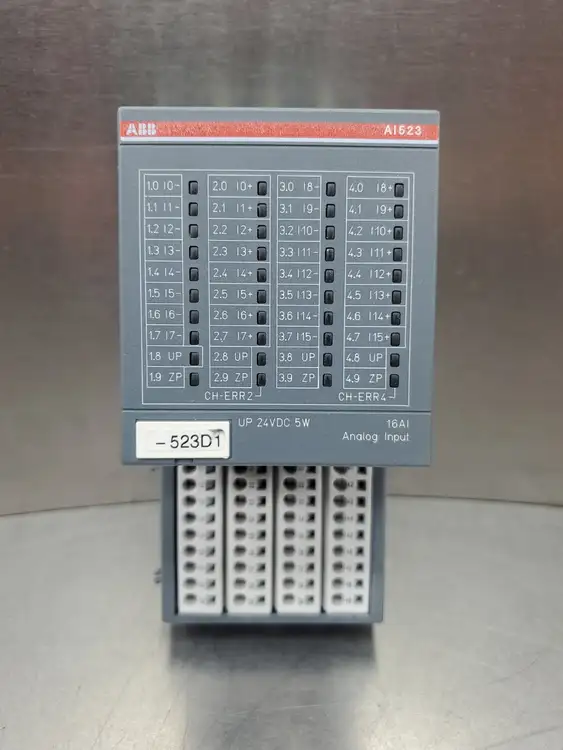 Used ABB AI523 B4 PLC Input & Output | Palmetto Automation #1154285