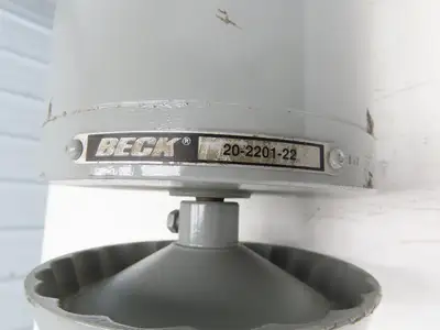 Beck 20-2201-22 Electric Valve Actuator Motor Spline Shaft