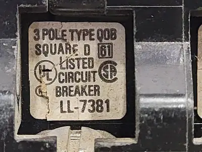USED SQUARE D QOB360