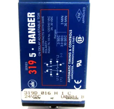 NEW AUTOMATIC TIMING & CONTROLS 319D-016-H-1-C TIMER 319D016H1C