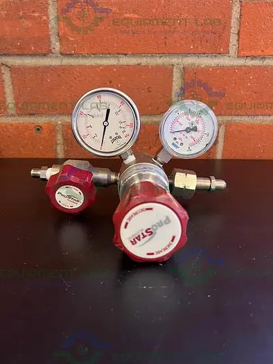 Used PRAXAIR PROSTAR PLATINUM RX30410  REGULATOR 3000 PSI W/ WINTERS AND WAKI GAUGES Regulators | Equipment Lab #486361
