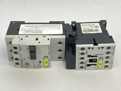 Used Siemens Contactor Starter Combination 1.1-1.6A 400VAC 24VDC Starters Michigan US | Maverick Industrial Sales #1401909