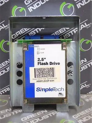 ABB SimpleTech 3HAC 16917-1/00 2.5" Flash Drive Missing Connector Used