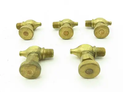 Norgren 17-001-003 Vintage Brass Needle Bleed Off Valve 1/4" NPT Lot of 5