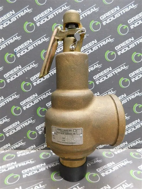 Kunkle 6283HG01 Pressure Relief Valve 1-1/2" 5592 lb/hr Used