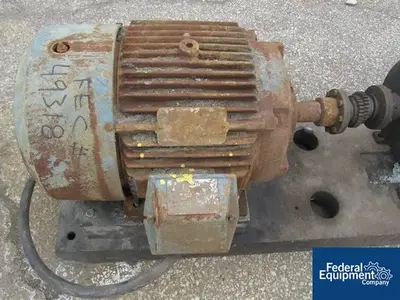 USED Wanner Engineering 4" X 3" Stan-Cor Centrifugal Pump, Type A40, KYNAR