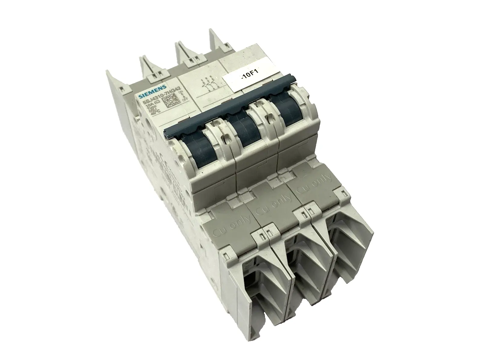 USED SIEMENS MINIATURE CIRCUIT BREAKER 3-POLE 10A