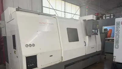 2005 HWACHEON Hi-Tech 300L CNC Lathes | Toolquip, Inc. (1)