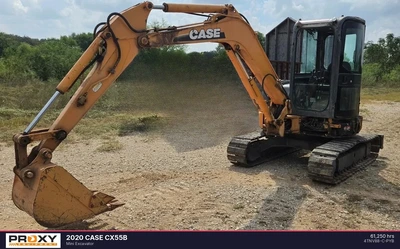 Used 2020 CASE CX55B Excavators Texas US | Proxy Equipment #1519333