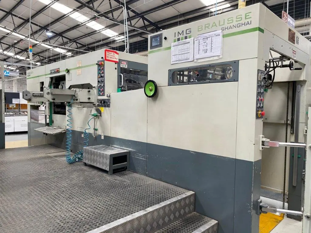 USED 2010 BRAUSSE 1050SEF DIE CUTTER FOIL STAMPER