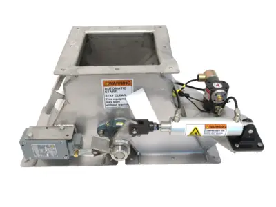 NEW SCHENCK PROCESS 8" A-VALVE GRAVITY FLOW SYSTEM VALVE