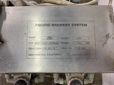 USED 2007 PACIFIC BREWERY SYSTEMS ZB2