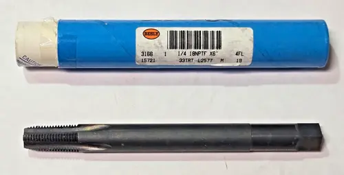 Besly Tap 1/4 18 NPTF 4 Flute L2577 Brand New USA Made