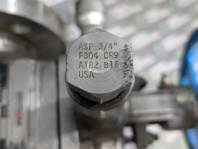 Controls Southeast Inc. SV19-SP5V 1-1/2" Gate Valve 500°F 150 PSIG Used