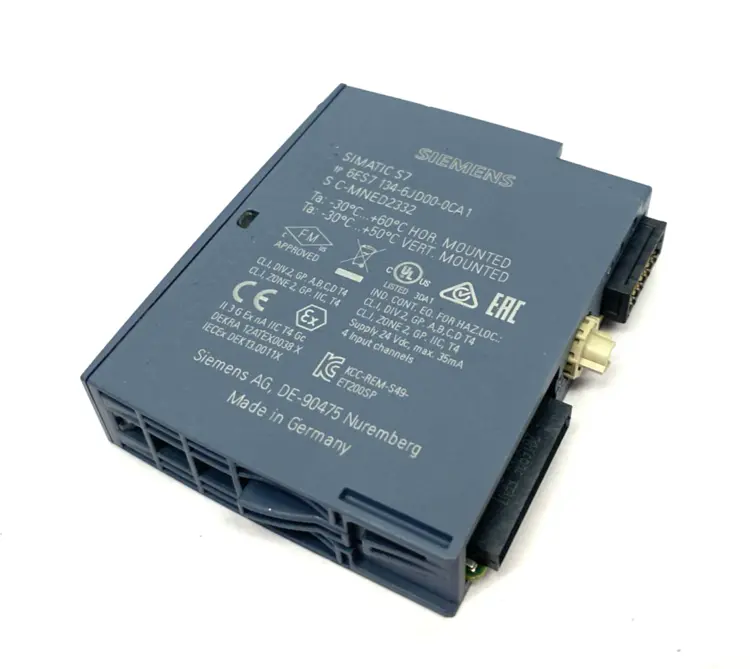 Used SIEMENS SIMATIC ET 200SP ANALOG INPUT MODULE AI 4XRTD/TC PLC Temperature Modules Michigan US | Maverick Industrial Sales #1091068