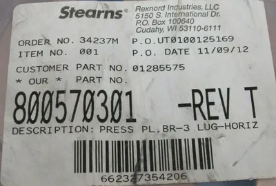 NEW STEARNS 01285575