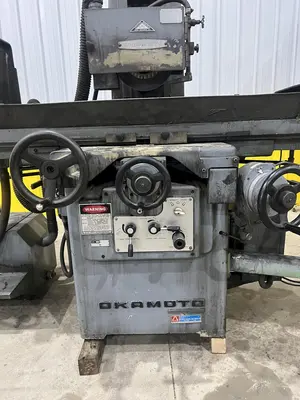 12" x 24" OKAMOTO MODEL #ACCUGAR-124N AUTOMATIC HORIZONTAL SURFACE GRINDER: STOCK #20674