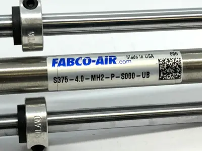 S375-4.0-MH2-P-S000-UB | Fabco-Air  Pneumatic Linear Slide 9/16" Bore 4" Stroke - Used