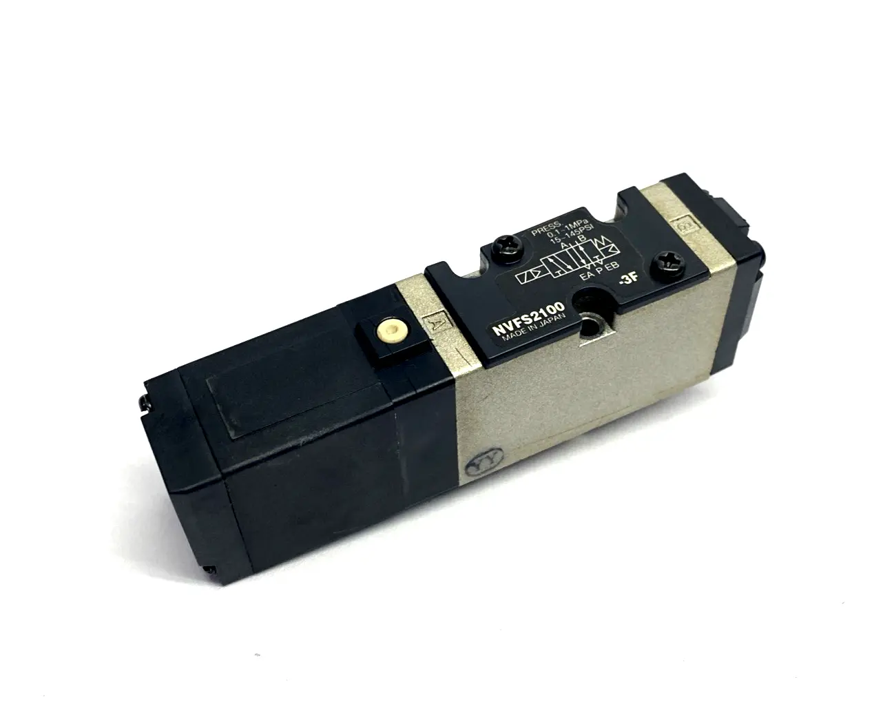 NVFS2100-3F | SMC  Solenoid Valve, 4/5 Port, 15-145psi - Used