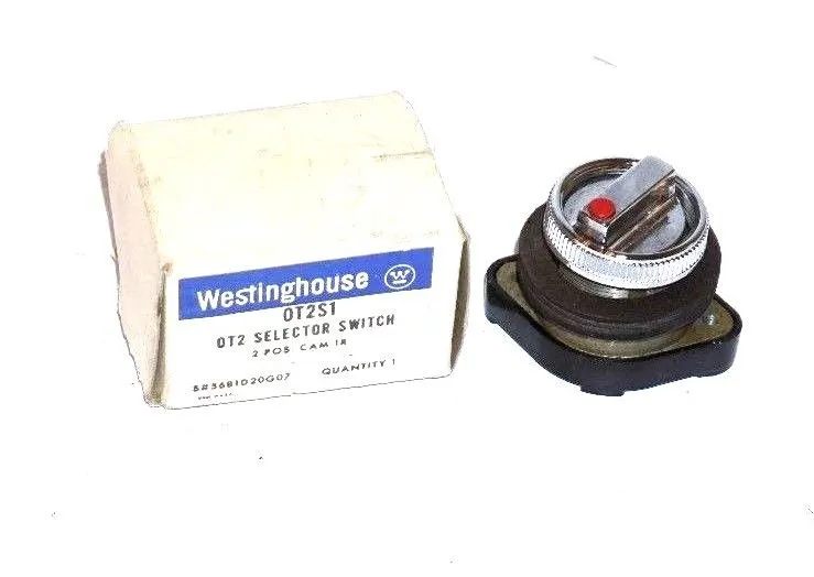 NEW WESTINGHOUSE OT2S1 SELECTOR SWITCH 2 POSITION CAM 1R