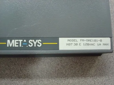 Johnson Controls FM-ORE101-0 METASYS Function Output Module M97 30 E Used