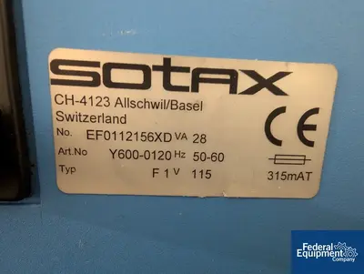 USED Sotax Sotax Friability Tester, Model F1
