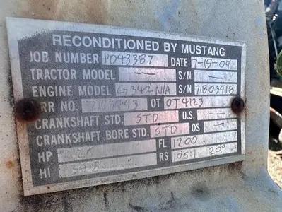 USED CATERPILLAR G342NA