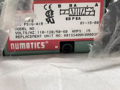 New | in-Stock NUMATICS NUMATICS 081SS400K000030 Parts (Hydraulics and Pneumatics) | ND Industrial Surplus #1215545